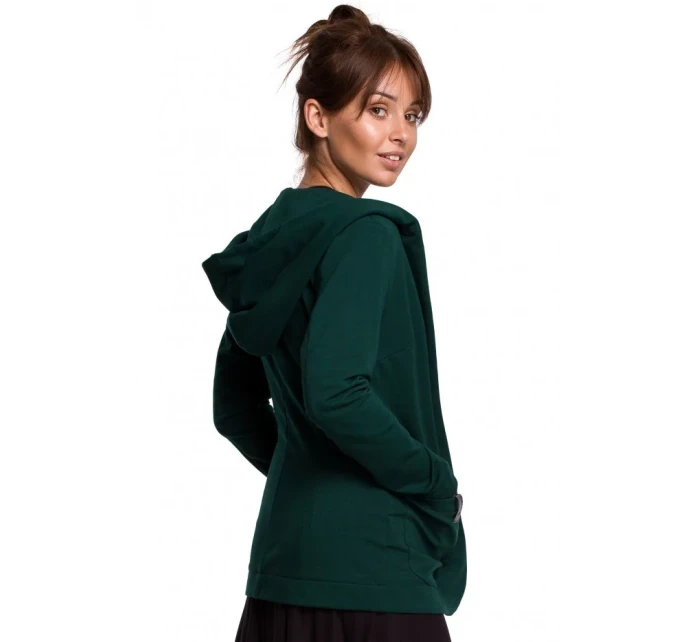 Blejzr s kapucí z úpletu černý model 15105755 - BeWear Blejzr s kapucí z úpletu černý model 15105755 - BeWear