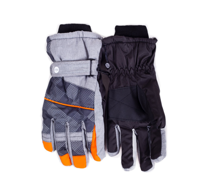 Pánské zimní lyžařské rukavice model 17958046 Grey - Yoclub