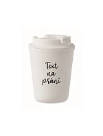 TEXT ŽELANIA - biely termohrnček 300 ml