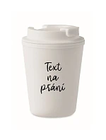 TEXT ŽELANIA - biely termohrnček 300 ml