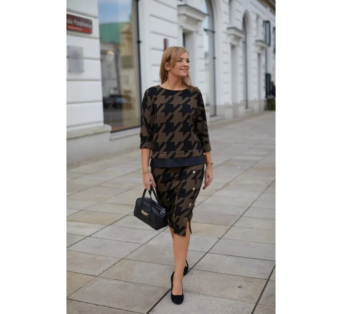 Dámska súprava M377 hnedá a čierna - La Aurora Dámska súprava M377 hnedá a čierna - La Aurora