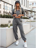 Dámske nohavice DREY sivé FashionStreet UY3064