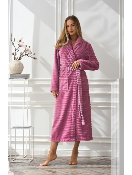 Dámsky župan L&L 2415 Ritta dlhý 3XL