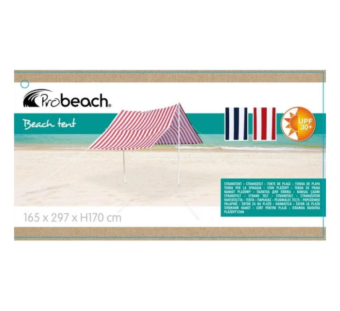 Stan s tyčami 3X1,7M červený