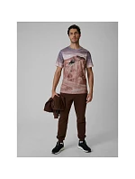 T-shirt regular z nadrukiem męski 4F 4FRSS26TTSHM4229-83A
