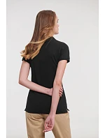 Russell Athletic 566F Dámske elastické polo tričko z piké 10.566F fuchsiová