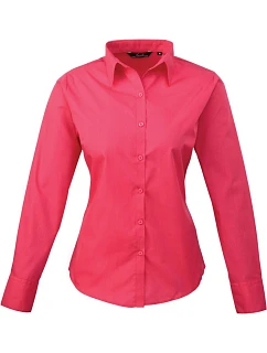 PR 300 Popelínová halenka s dlouhým rukávem  pink model 22480040 - Premier