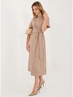 Sukienka MI SK model 22109931 ciemny bezowy - FPrice