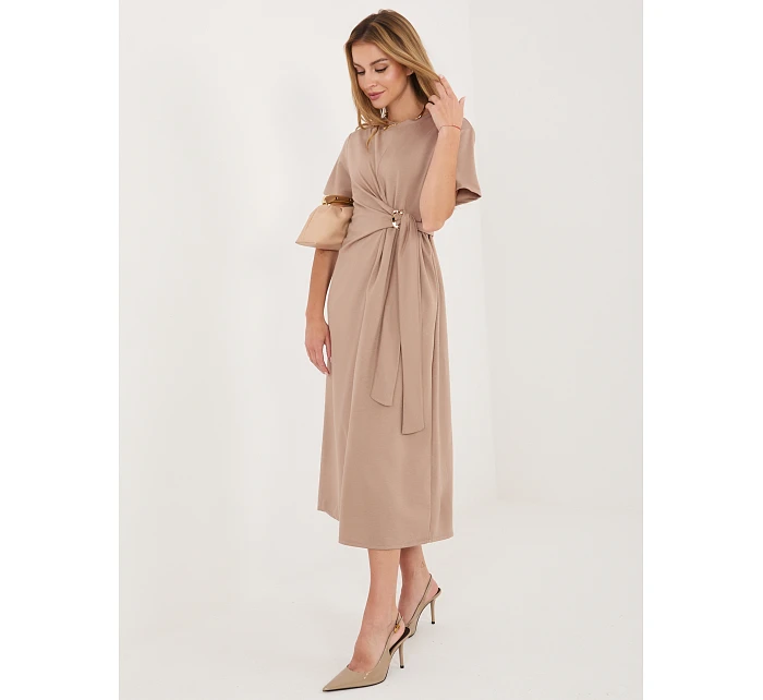 Sukienka MI SK model 22109931 ciemny bezowy - FPrice