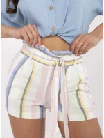 Šortky RO SN 2514.34P biela a modrá