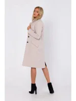 Dámsky kabát M758 Beige - MOE