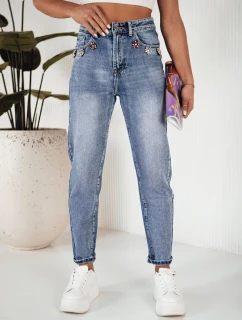 Dámske džínsové nohavice MOM blue FashionStreet UY1882