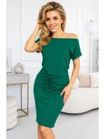 56-10 Športové šaty s krátkym rukávom - námornícke