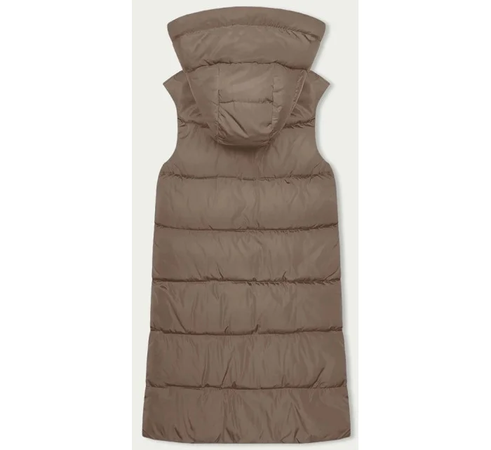 dlouhá dámská oboustranná vesta model 19422343 - S'WEST dlouhá dámská oboustranná vesta model 19422343 - S'WEST