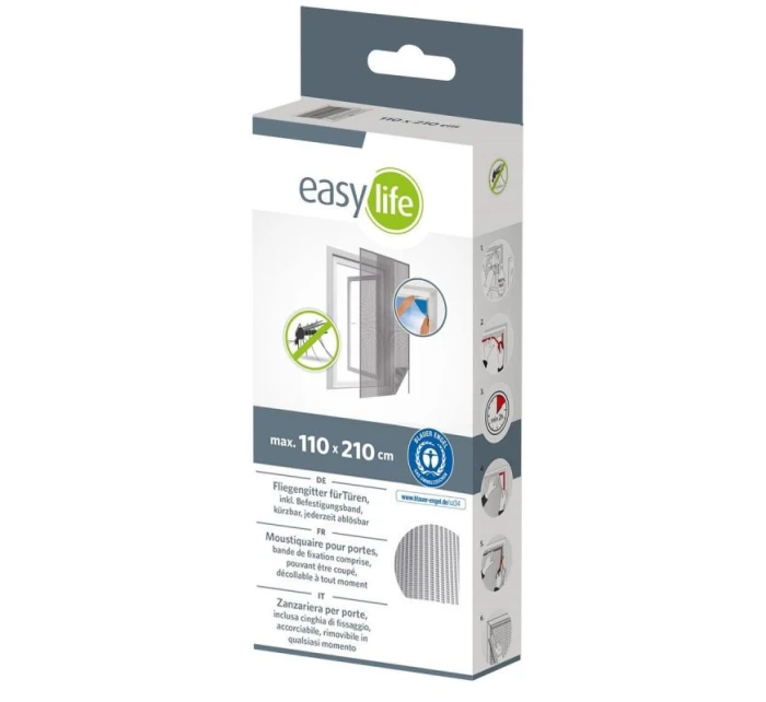 MOSKYTIÉRA NA DVERE 2X60X210 BIELA