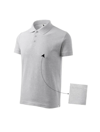 Bavlnená polokošeľa Malfini M MLI-21203 svetlo šedá melanž Bavlnená polokošeľa Malfini M MLI-21203 svetlo šedá melanž