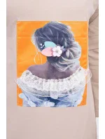 Šaty s 3D béžová model 18744124 - K-Fashion