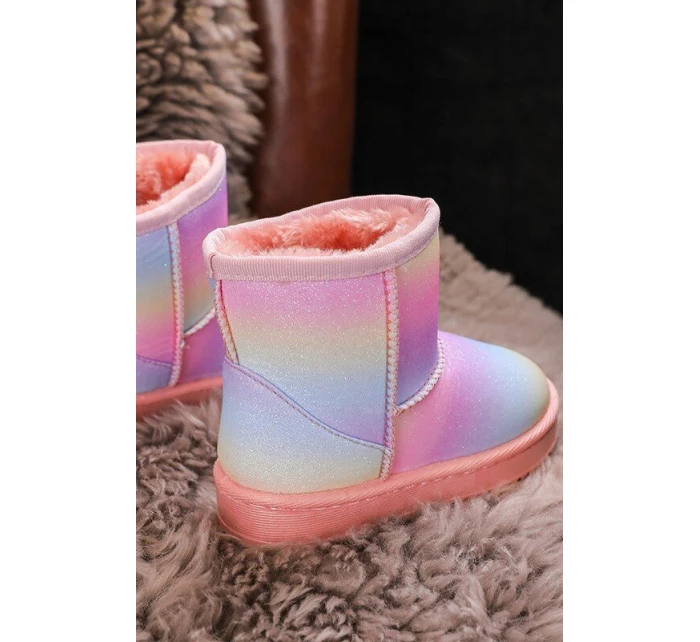 Dziecięce Ocieplane Botki Śniegowce Multikolor Gooby