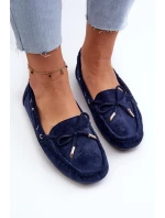 Damskie Zamszowe Mokasyny Granatowe Si Passione Damskie Zamszowe Mokasyny Granatowe Si Passione
