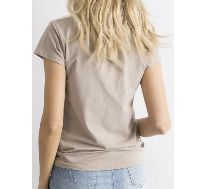 T shirt RV TS model 21192721 beżowy - FPrice