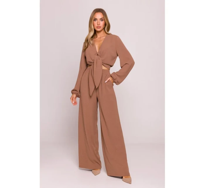 Krátký top s vázáním model 21136149 - Moe