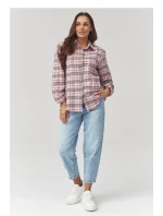 Košeľa s dlhým rukávom model 223233 Makadamia