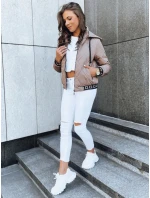 Dámský prošívaný bomber beige Dstreet model 21970237 - FashionStreet