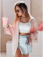 Dámská mušelínová košile oversize růžová Dstreet model 21989194 - FashionStreet