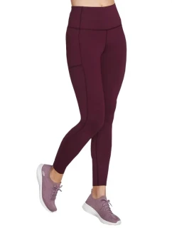 Skechers Go Walk Legíny s vysokým pásom W03LG30B-DKPR Fialová XS