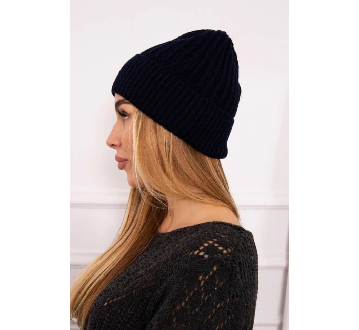 Tenká čiapka Malwina K250 navy blue