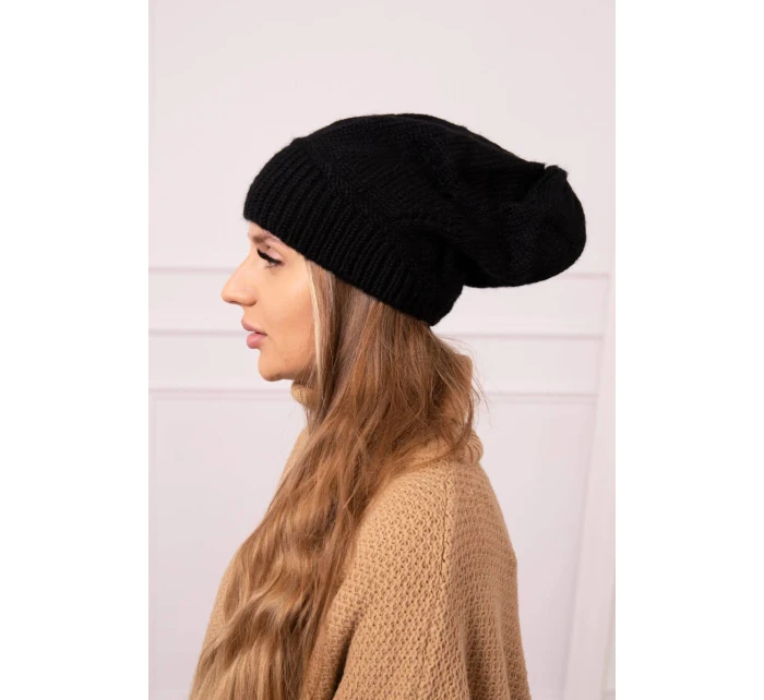 Dámska čiapka Ingrid K371 čierna Dámska čiapka Ingrid K371 čierna