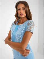 LK SK 509281 šaty.36X svetlo modrá