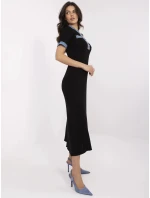 Šaty NM SK model 21003912 černé - FPrice Šaty NM SK model 21003912 černé - FPrice