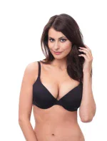 Dámska hladká podprsenka 9443 T-SHIRT PLAIN BRA čierna - WONDERBRA