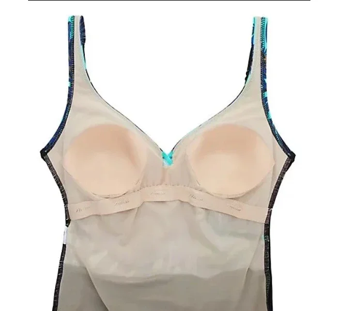 Jednodielne plavky 7356 M3 čierno-zelené - Anita