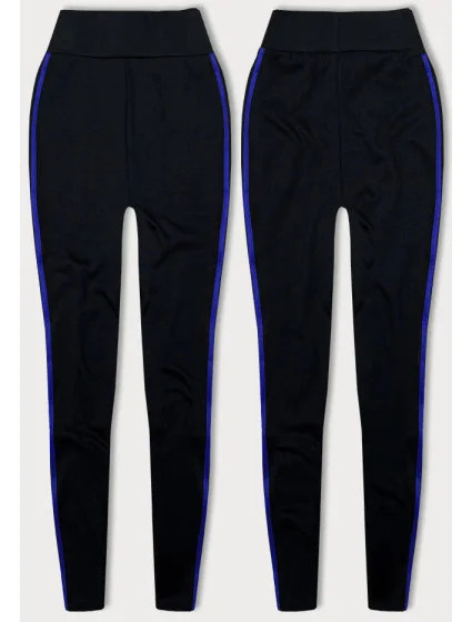modré sportovní legíny s lampasy model 18437832 - J.STYLE modré sportovní legíny s lampasy model 18437832 - J.STYLE