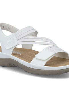 damskie na z białe model 22087184 - Rieker