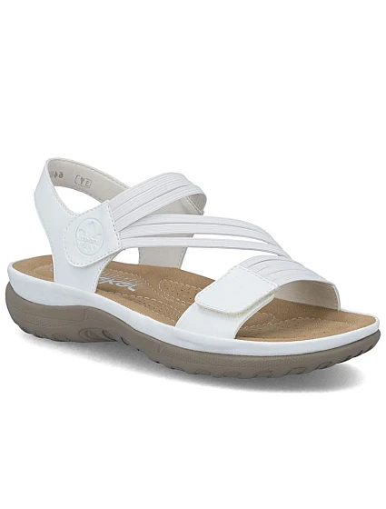 damskie na z białe model 22087184 - Rieker