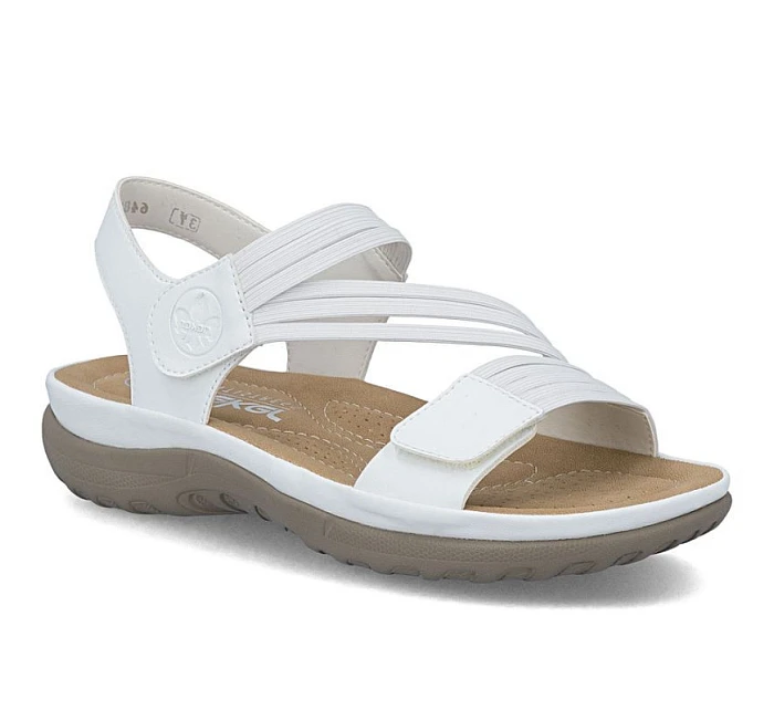 damskie na z białe model 22087184 - Rieker