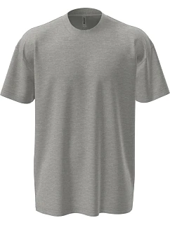 N Unisex oversize tričko z těžké bavlny 08. heather grey model 22447154 - Next Level Apparel