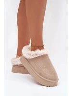 Dámské sněhule na platformě s a světle béžové model 21788048 - Boto Dámské sněhule na platformě s a světle béžové model 21788048 - Boto