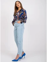 Blúzka DHJ BZ 15201.30 šedá čierna