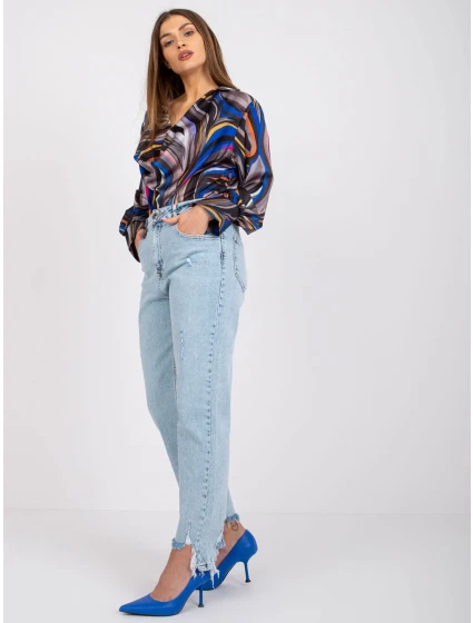 Blúzka DHJ BZ 15201.30 šedá čierna