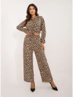 Komplet DHJ KMPL  czarno beżowy model 20493478 - FPrice