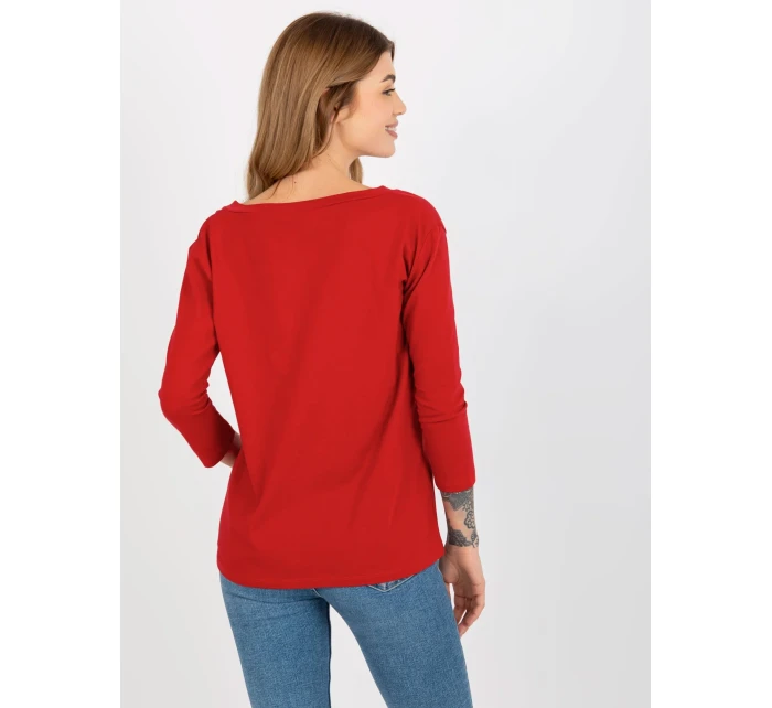 Blúzka EM BZ ES 21 609.10x červená
