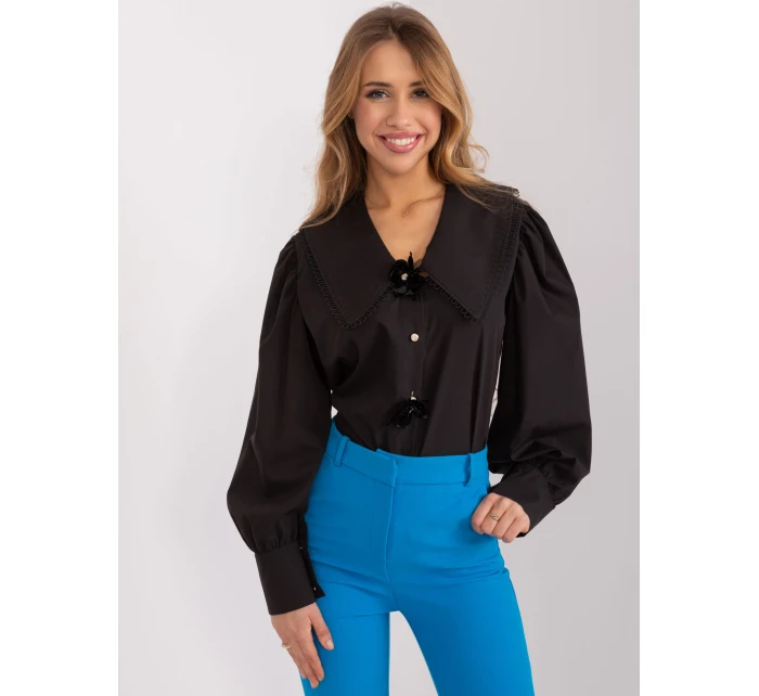 Koszula LK KS model 21786309 czarny - FPrice Koszula LK KS model 21786309 czarny - FPrice