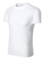 Tričko s farbou unisex biele