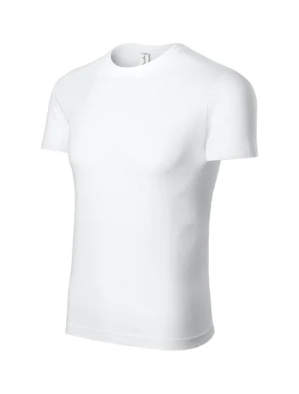 Tričko s farbou unisex biele