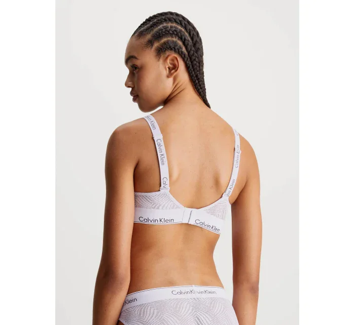 Dámska podprsenka LGHTLY LINED BRALETTE 000QF7797E LL0 lila - Calvin Klein