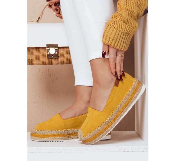Dámske žlté espadrilky LANSI FashionStreet ZY0056